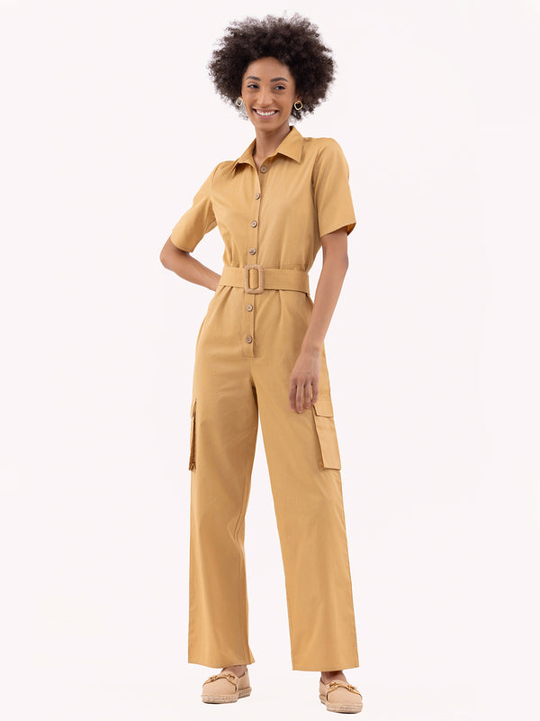 Utility Macaroon Jumpsuit